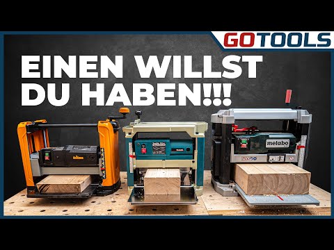Die kleine Hobelkunde im Großen Dickenhobel-Test | Metabo vs Makita vs Triton | inkl. Verlosung
