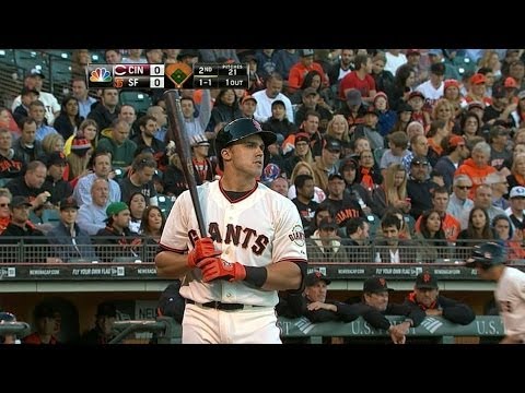 CIN@SF: Duvall makes Major League debut with Giants