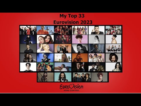 My Top 33 | ESC 2023 | + 🇵🇹 🇸🇪