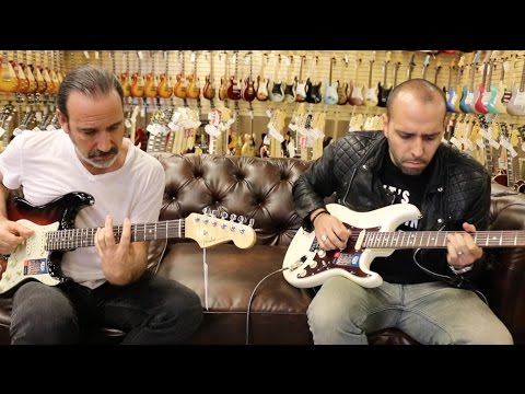 Guitar Close Up - 2 Fender American Elite Stratocasters with Jason Sinay & Mark Agnesi