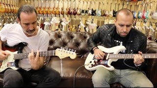 Guitar Close Up - 2 Fender American Elite Stratocasters with Jason Sinay & Mark Agnesi