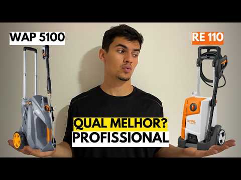 Wap 5100 Turbo vs Stihl RE 110 Qual Lavadora Profissional Compensa Mais? Comparativo Completo