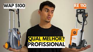 Wap 5100 Turbo vs Stihl RE 110 Qual Lavadora Profissional Compensa Mais? Comparativo Completo