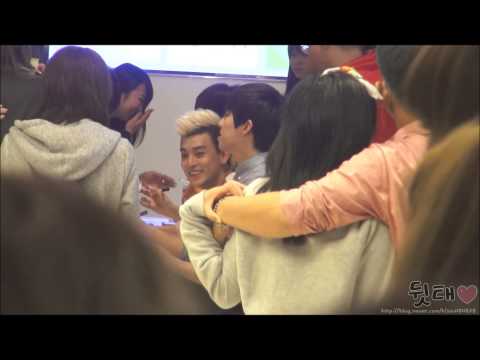20121021 U-KISS fan sign in 목동 [soo hyun fancam]