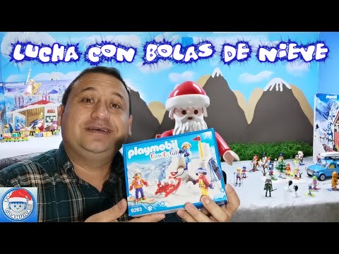 Playmobil Lucha o Guerritas  con Bolas de Nieve (9283) family fun