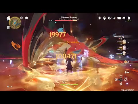 Geo Resonance Manekin : Damage Showcase | Genshin Impact