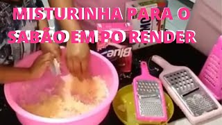 Misturinha pra turbina e economizar no sabo em po