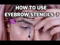 Actual Size Free Printable Eyebrow Stencils Pdf