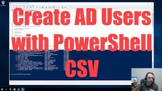 PowerShell create multiple users