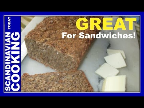 How To Make Homemade Danish Wholegrain Rye Bread - Fuldkornsrugbrød