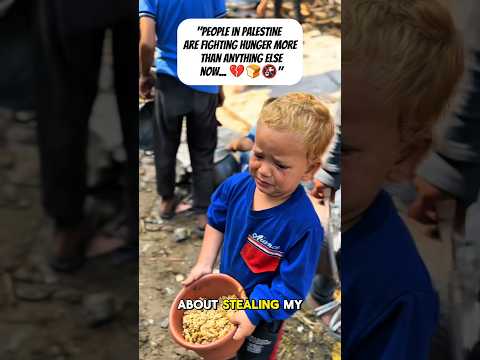 "People in Palestine are fighting hunger more than anything else now #foryou #viralvideo #palestine
