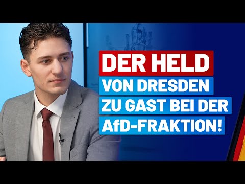 The hero of Dresden visits the AfD parliamentary group in the Bundestag! - Interview