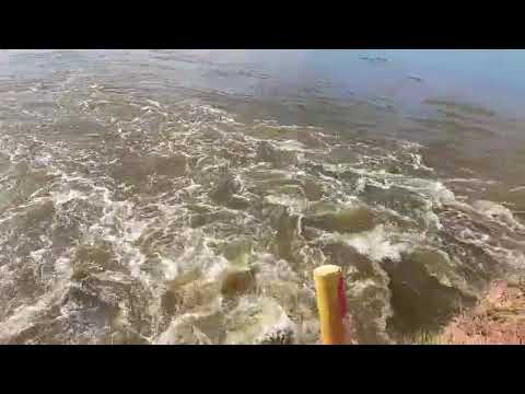 Rio Banabuiú em Russas Ceará águas em direção ao Mar 06/05/2026