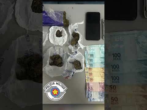 POLÍCIA MILITAR PRENDE HOMEM POR TRÁFICO DE DROGAS EM ESPÍRITO SANTO DO PINHAL