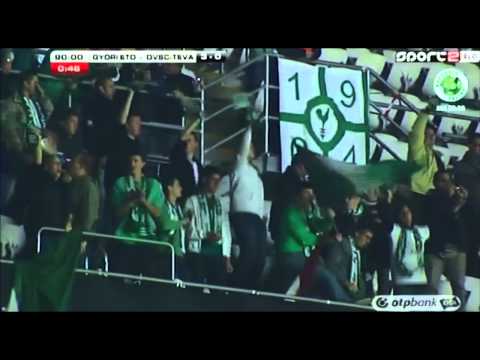 Varga Roland gólja a Győri ETO FC - DVSC TEVA mérkőzésen