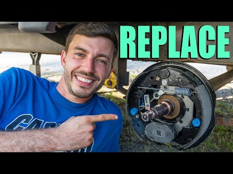 Trailer Electric Drum Brake Replacement and Adjustment - Drum & Hub - Travel Trailer & Fifth Wheel