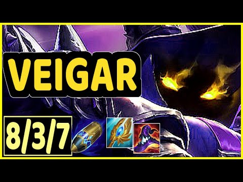 VEIGAR VS VEX - 8/3/7 KDA MID GAMEPLAY
