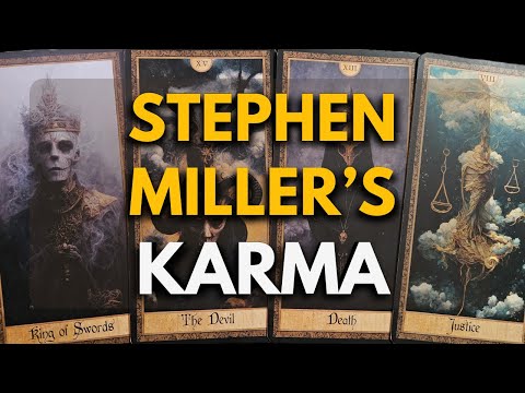 Stephen Miller’s KARMA Is Closing In 👁️ | Shadow Tarot Reveals the Truth Behind His Power