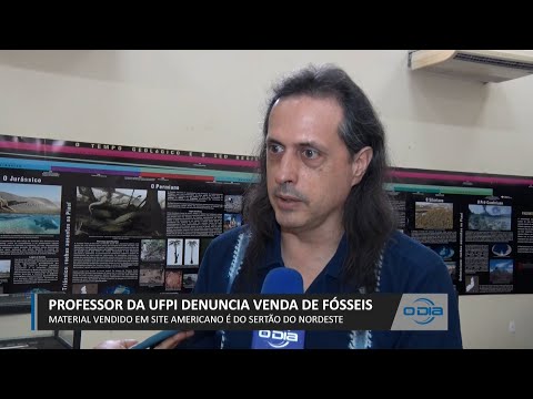 Professor da UFPI denuncia venda de fósseis do sertão nordestino em site americano 14 02 2023