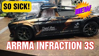 NEW RC CAR ARRMA INFRACTION 3S BLX UNBOXING / FIRST IMPRESSIONS