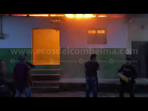 Voraz incendio arrasó con seis viviendas en Dolores, Tolima