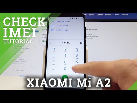How to Check IMEI in XIAOMI Mi A2 - Find Serial Number / Status Info