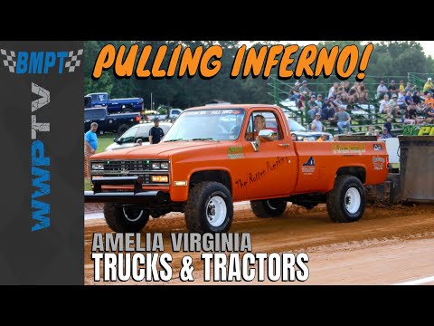 TRUCK & TRACTORS pulling at Amelia June 15 2018