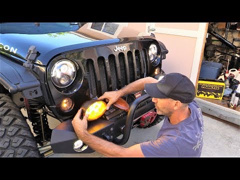 Painless Trail Rocker Switches and JW Speaker Jeep Lights PLUS E-Locker Bypass Hack
