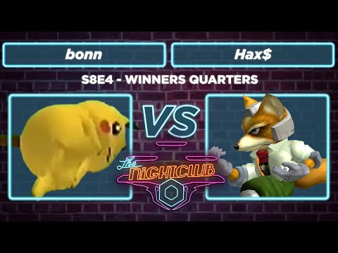 The Nightclub S8E4 - bonn (Pikachu) vs Hax$ (Fox) - Winners Quarters SSBM