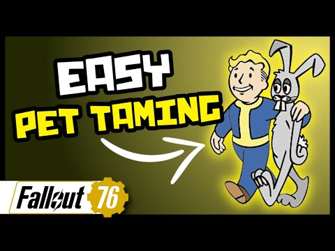 EASY PET TAMING for your CAMP - Fallout 76