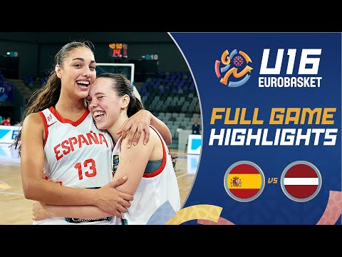 Semi-Finals: Spain 🇪🇸 vs Latvia 🇱🇻 | Highlights | FIBA U16 Women's EuroBasket 2025