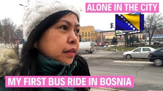 MY FIRST BUS RIDE IN BOSNIA | FIRST BUS EXPERIENCE GOING TO THE SHOPPING MALL