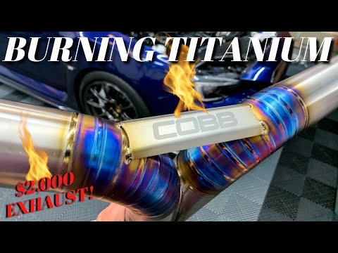 Unboxing and Burning a $2000 Titanium Cobb Exhaust for my Subaru STI.