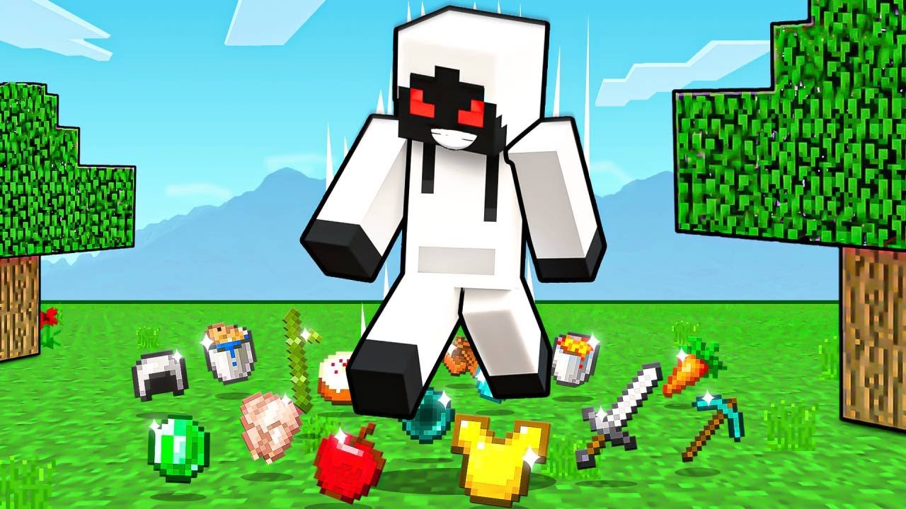 Minecraft But JUMPING Gives You RANDOM OP Items