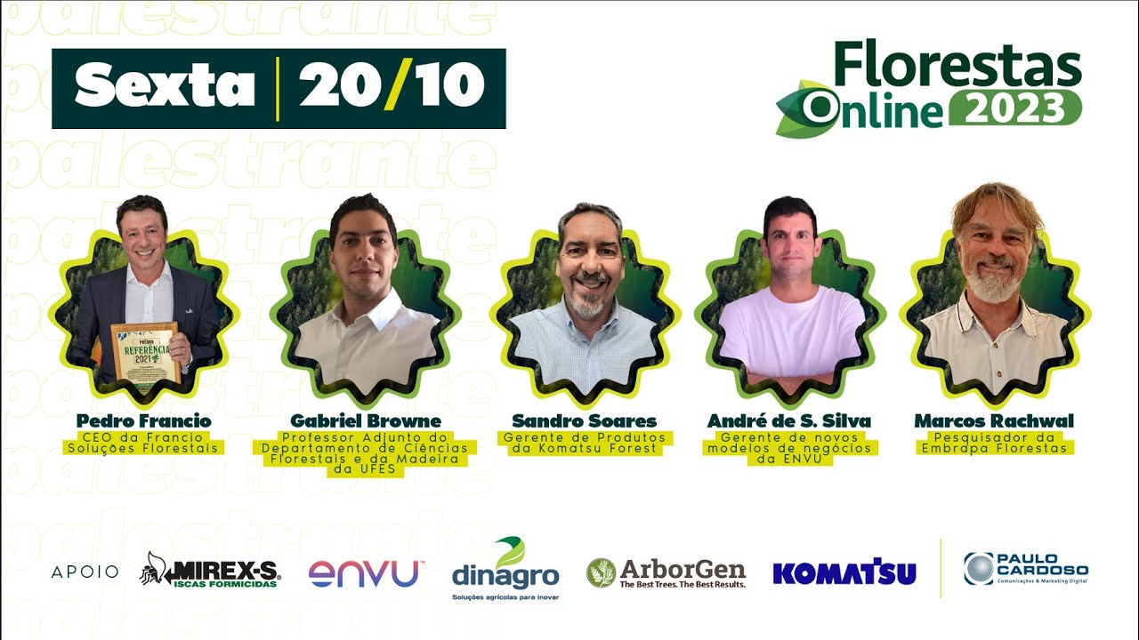 Florestas Online 2023 - Quinto dia de palestras