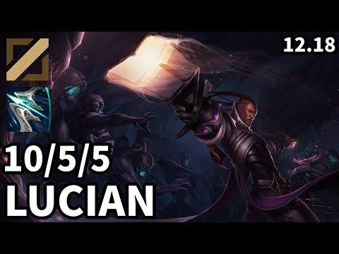 Lucian Mid vs Sylas - Ranked Grandmaster - Patch KR 12.18