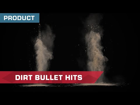 Dirt Bullet Hits Stock Footage Now Available | ActionVFX