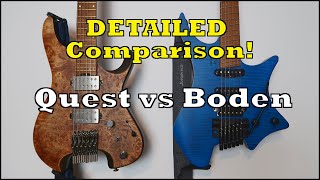 Video thumbnail for Ibanez Quest Q52 vs Strandberg Boden Standard 6 - Headless Guitars Comparison by L&M Guitar Corner