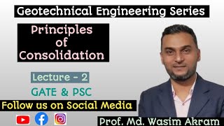 Principles of Consolidation in Soil | Geotechnical Engineering | GATE I PSC I Aliah University