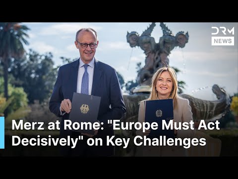 German Chancellor Outlines Joint Defense, Trade And Security Agenda With Italy | DRM News | AC1F