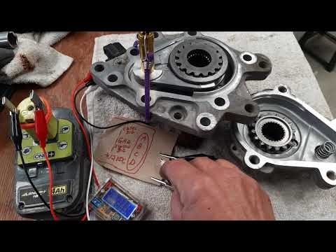 Trailblazer 4WD front axle disconnect inside view of activation