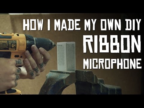 DIY Ribbon Microphone, How I made mine (HoboRec Bull Sessions #19)