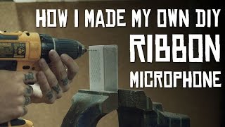 DIY Ribbon Microphone, How I made mine (HoboRec Bull Sessions #19)