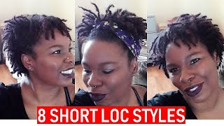 8 Loc Styles For Short Locs