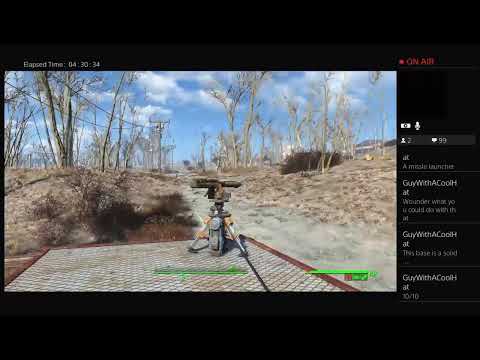 Fallout 4 - survival mode live stream episode 63 building a settlement