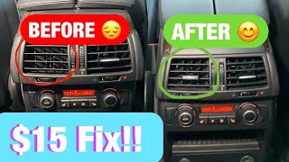 HOW TO: Fix Broken Car Air Vent Tabs For ANY Car!!!