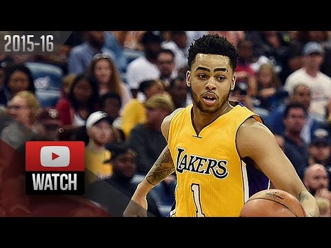 D'Angelo Russell Full Highlights at Pelicans (2016.04.08) - 32 Pts