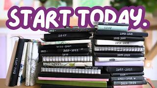 I kept sketchbooks for 10 years and this is what happened