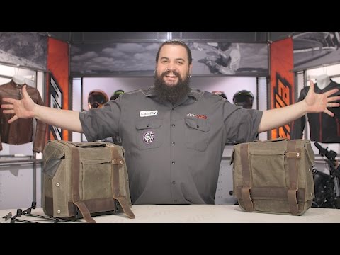 Burly Waxed Canvas Saddlebag Review at RevZilla.com
