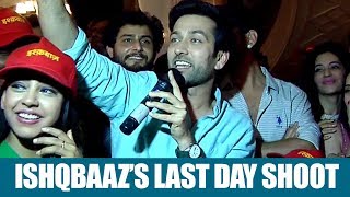Nakuul Mehta, Niti Taylor and other Ishqbaaz actors party hard on the last day of the shoot video